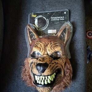 Spirit Werewolf Animotion Mask - Brown and Black